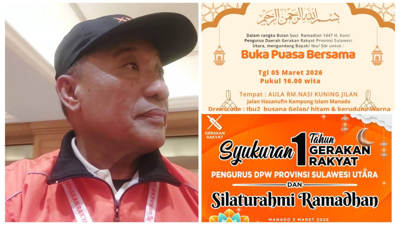 Genap Setahun Mengabdi, Gerakan Rakyat Sulut Ajak Seluruh Elemen Perkuat Soliditas dan Kepedulian Lewat Silaturahmi Ramadan