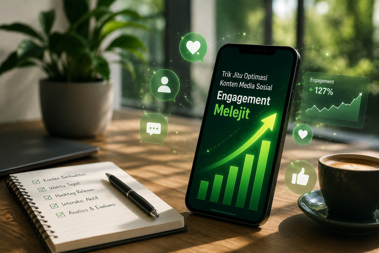 Strategi Optimalisasi Konten Tren Media Sosial untuk Meningkatkan Engagement Cepat, Relevansi Algoritma, dan Pertumbuhan Audiens Organik